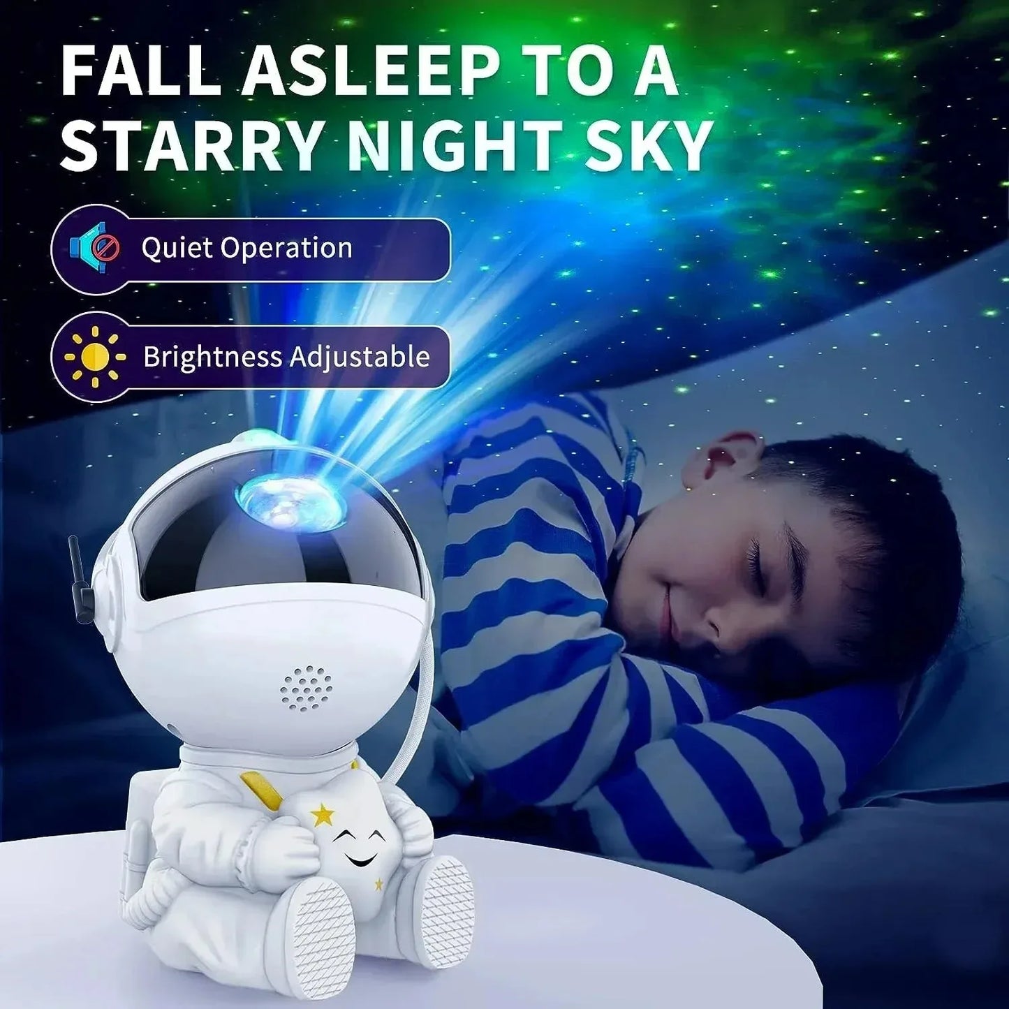 Galaxy Star Astronaut Projector LED Night Light