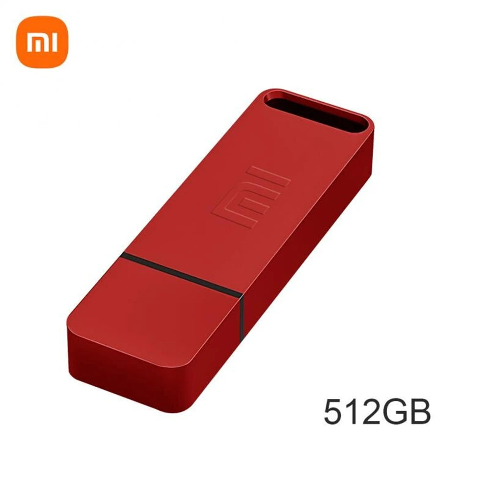 New 1TB 2TB Xiaomi Metal Flash Drive Thumbdrive Pendrive 256GB 512GB Waterproof