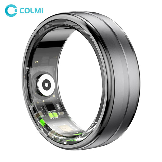 COLMI R06 Smart Ring Men Women, Heart Rate and Blood Oxygen Monitor, IP68 & 5ATM Waterproof, Multi-sport Mode