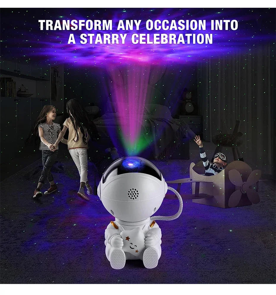 Galaxy Star Astronaut Projector LED Night Light