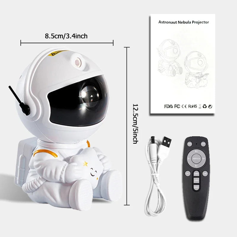 Galaxy Star Astronaut Projector LED Night Light