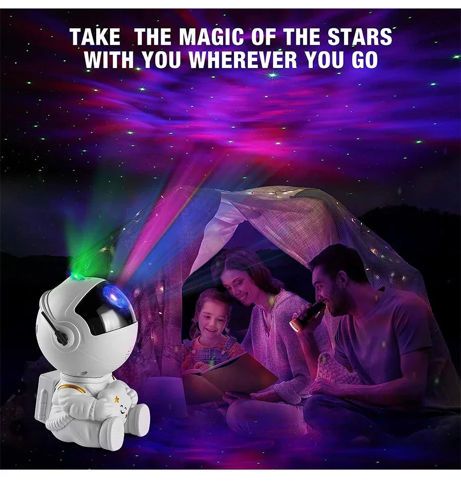 Galaxy Star Astronaut Projector LED Night Light