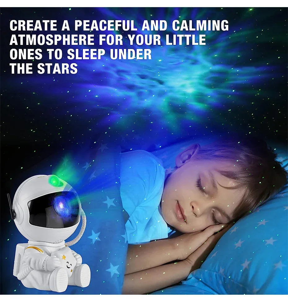 Galaxy Star Astronaut Projector LED Night Light