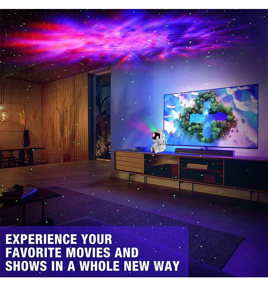 Galaxy Star Astronaut Projector LED Night Light