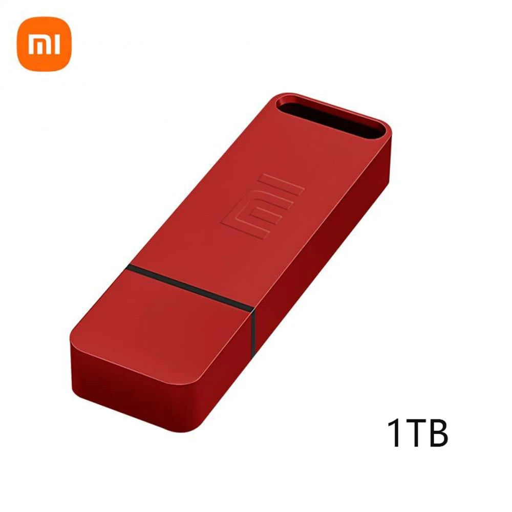 New 1TB 2TB Xiaomi Metal Flash Drive Thumbdrive Pendrive 256GB 512GB Waterproof